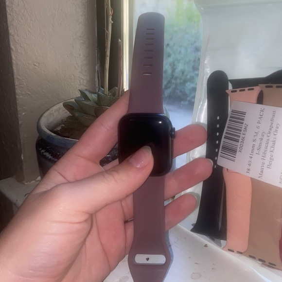 Apple Watch Series 7 (41mm)! (With complementary different colored bands)